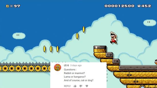 The Future of Mario Maker, my first 5 Levels and “Kangaroos vs Lamas” - Answering your Questions! смотреть онлайн