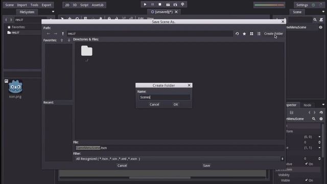 Creating and Setting up Godot project смотреть онлайн