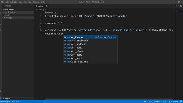 Create a Web Server with 300 IQ Python code смотреть онлайн
