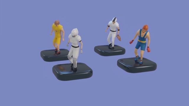 Low Poly Sports Character Pack смотреть онлайн