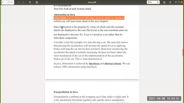 Chapter-1&2 Part I:(Theory Explanation)Java:What is an Object,Class,Concepts of OOP смотреть онлайн