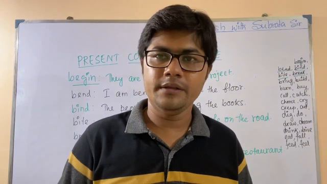 PRESENT CONTINUOUS TENSE