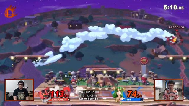 We Tech Those 12 BABOONGA (Incineroar) vs Fjord (Palutena) смотреть онлайн
