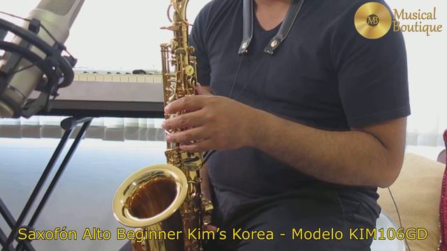 Saxofón Alto Serie Beginner - Modelo KIM106GD - Kim's Korea Saxophones - Musical Boutique