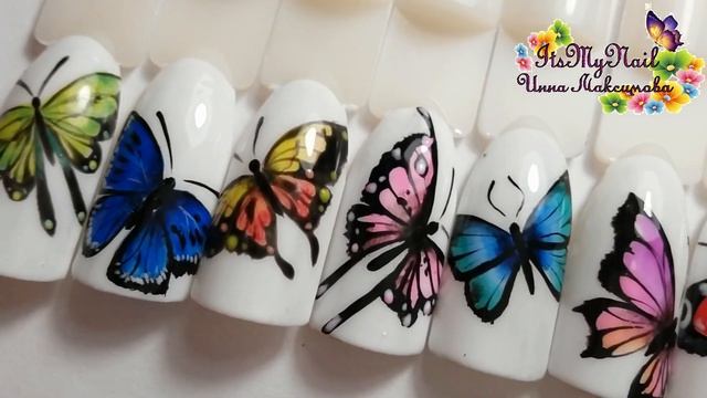 Приглашаю на ОНЛАЙН МК по дизайну Бабочки на канале ItsMyNail смотреть онлайн