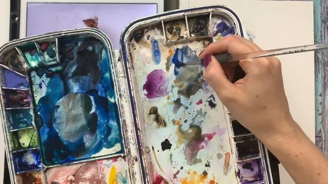 Уроки рисования. Хлопок