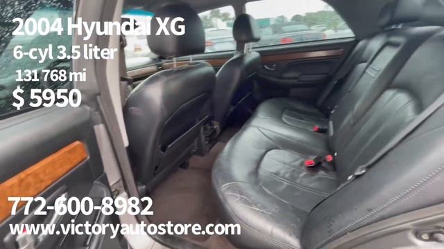 2004 Hyundai XG for sale in Stuart, Fl 772-600-8982 смотреть онлайн