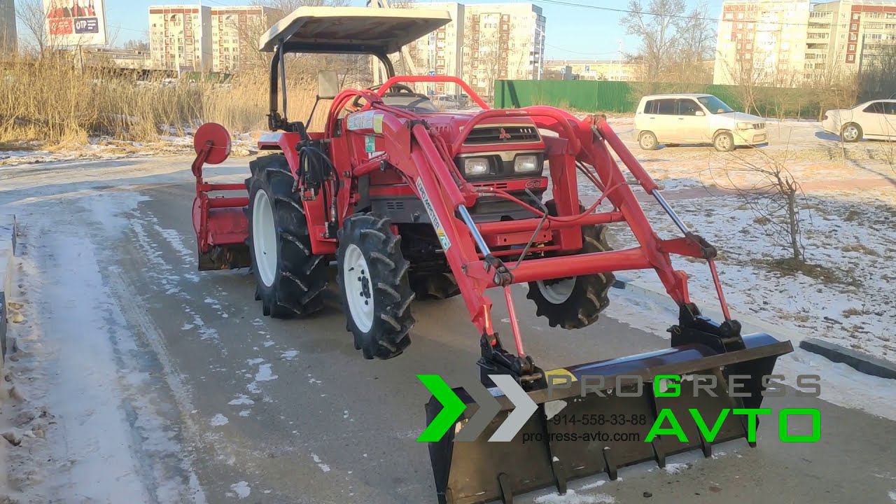 Трактор MITSUBISHI MT305 с куном