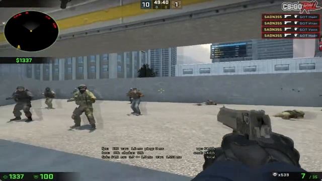 Тренировка стрельбы с дигла в CS GO смотреть онлайн