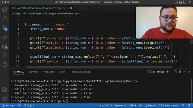 How To Check If A String Is A Number Python смотреть онлайн