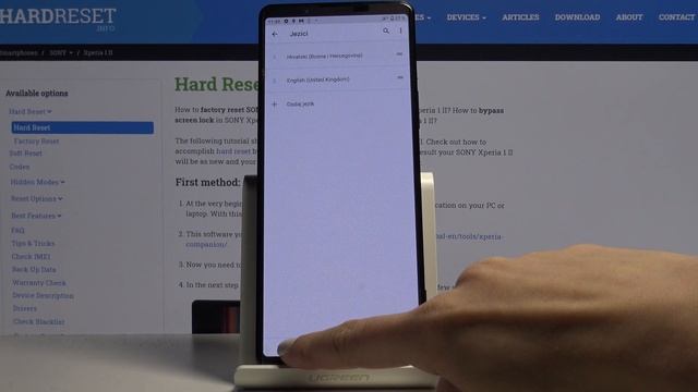 How to Change Language in SONY Xperia 1 II – Language Settings смотреть онлайн