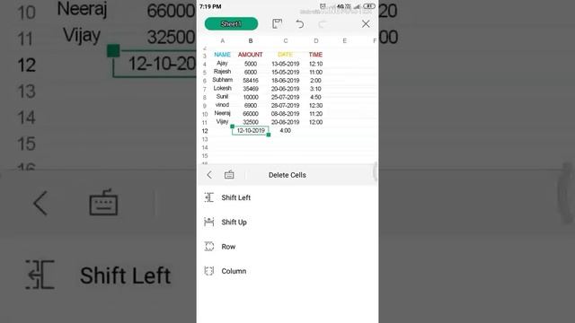 WPS office ke Excel sheets Row column insert and delete Karete hai смотреть онлайн