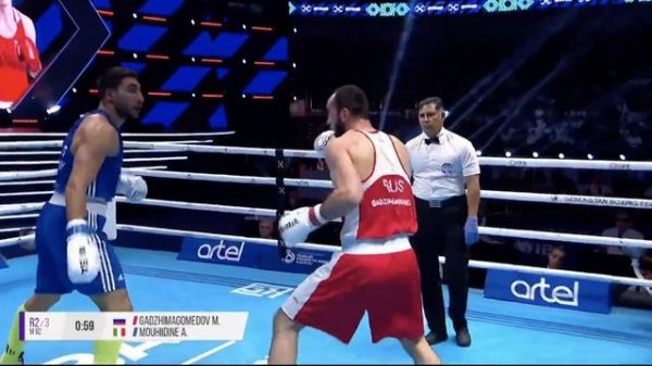 Muslim Gadzhimagomedov (RUS) vs. Abbes Mouhiidine (ITA) IBA World Championships 2023 Final (92kg)