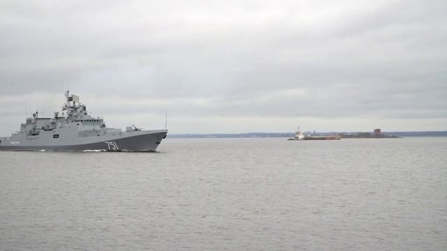 2016-09-21 - Выход в море фрегата "Адмирал Эссен" пр 11356 смотреть онлайн