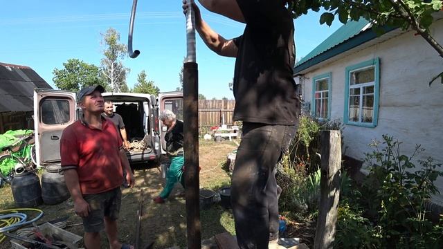 Ручное бурение желонкой смотреть онлайн