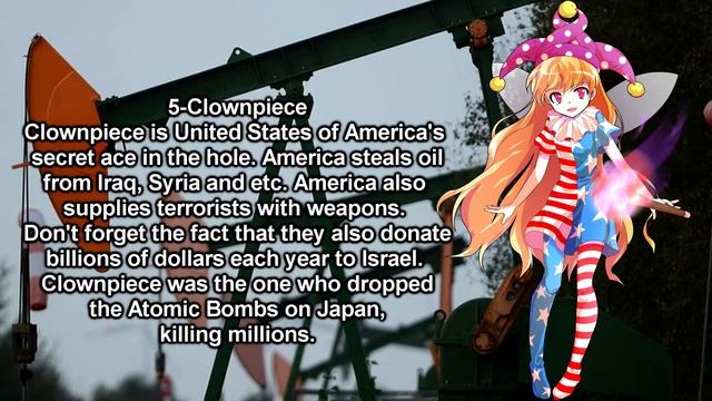 TOP 10 TOUHOU GIRLS WHO ARE WAR CRIMINALS (RJIB ARCHIVES) смотреть онлайн