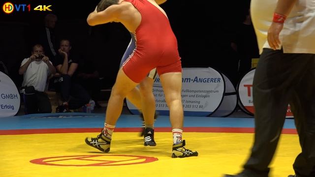 Ringen Unterföhring (Stadlbauer, M.) - Berchtesgaden (Fegg, M.) 98kg Freistil (4:0 SS)