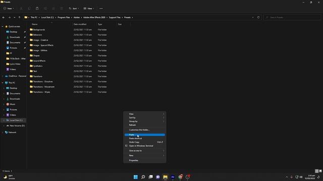 How To Import PRESETS In After Effects 2022 | How To Install & Use .FFX Files In After Effects Easy смотреть онлайн