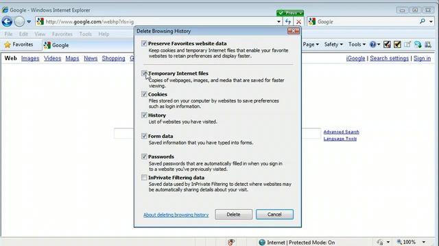 Clear Browser Cache -IE 8 смотреть онлайн