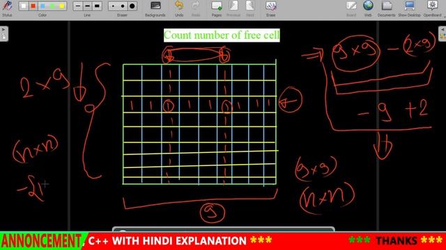 Count number of free cell || Matrix || Intuit || Hash || GFG POTD || JAVA Code || C++ Code | Vivek смотреть онлайн