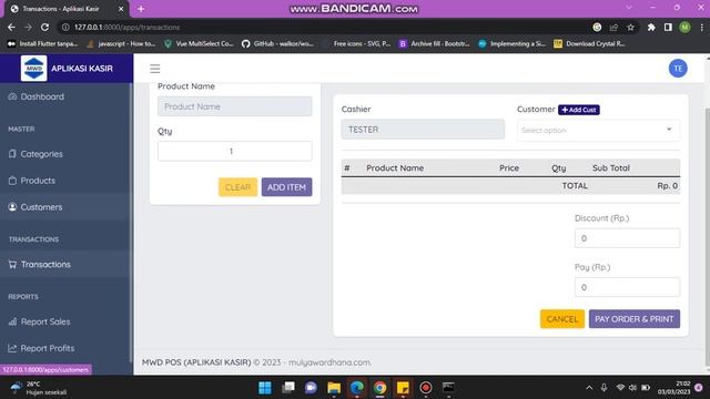 Aplikasi Kasir dengan Laravel 9 Inertia dan vue js 3 смотреть онлайн