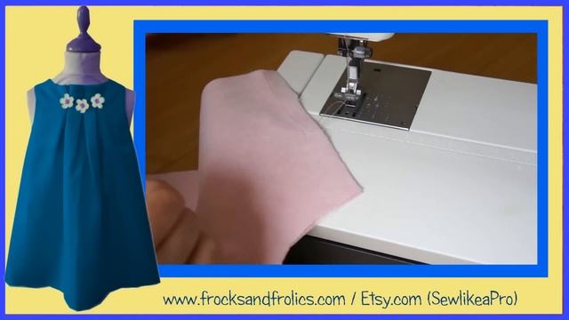 Ho to sew a simple Girls Dress | Sewing Tutorial | Sewing Pattern: Lily | Frocks & Frolics смотреть онлайн