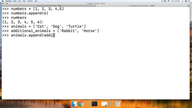 Python 3.7: Append() List Method In Python смотреть онлайн