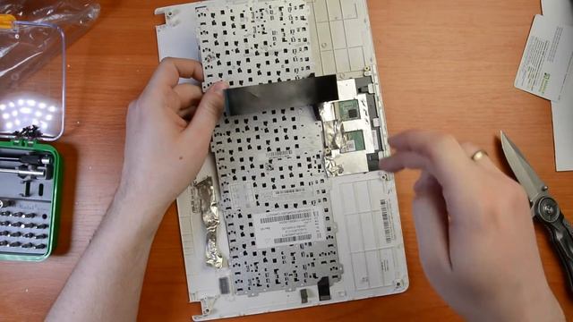 Как поменять клавиатуру на ноутбуке Asus? Поможет клеевой пистолет смотреть онлайн