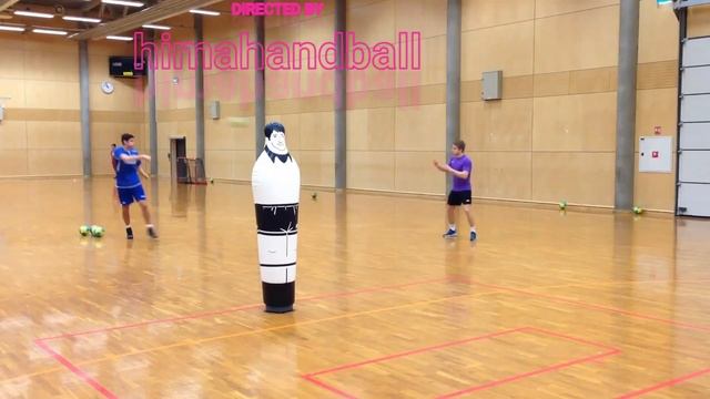 Back line shooting exercises Norwegian Handball School смотреть онлайн