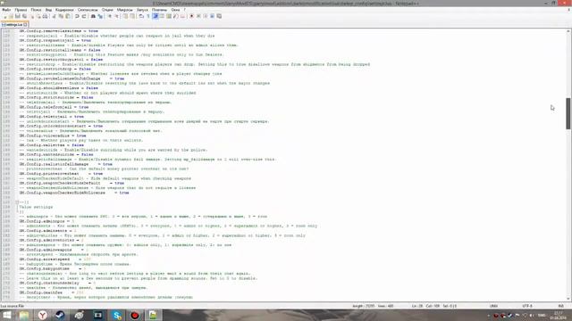 Создание DarkRP сервера #17 (Настройка settings.lua) смотреть онлайн