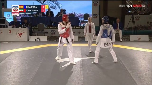 74 Kg Final - QUESADA BARRERA Daniel (ESP) vs BAKHSHI Amir Mohammad (IRI) WT 8th Presidents Cup G2 смотреть онлайн