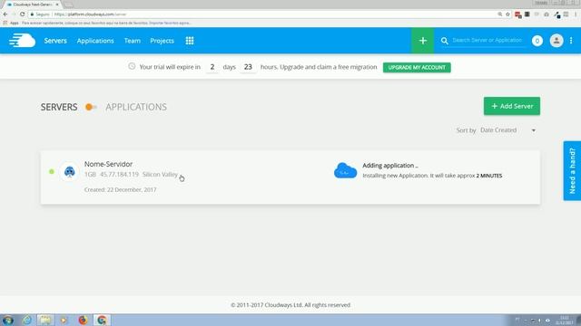 Instalação do Wordpress na Cloudways смотреть онлайн