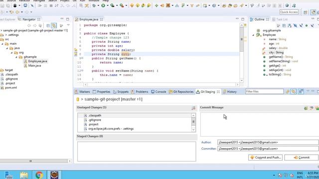 How to resolve conflicts in Git/GitHub pull using Eclipse смотреть онлайн