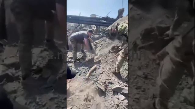 ВС РФ нанесли удар по боевикам ВСУ в Дзержинске/Russian forses launched a missile strike in Dzerjins