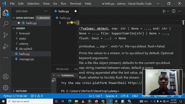 Hello World Program In Python смотреть онлайн