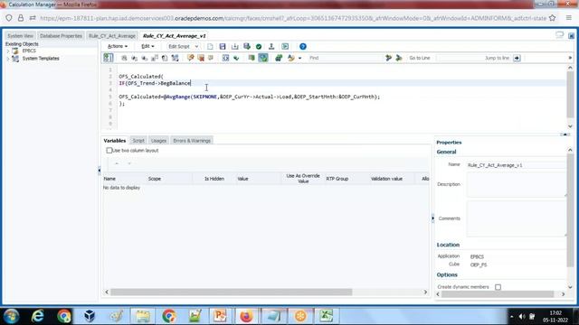 Planning Rule Trend Current Year Actual Average | Oracle EPM Rule | EPM Advance Business Rule | BIS смотреть онлайн