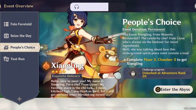 How to unlock Xiangling in Genshin Impact for free( lvl 20 adventure rank required ) смотреть онлайн
