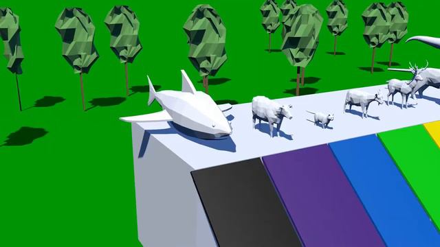 УЗНАТЬ ЦВЕТА С ЖИВОТНЫМИ, СМЕШНЫЕ, ДЛЯ ДЕТЕЙ смотреть онлайн