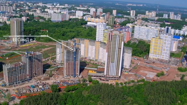 Ход строительства микрорайон Планета смотреть онлайн