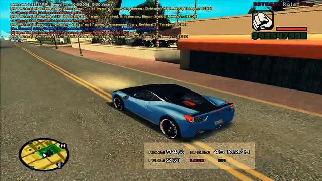 GTA San Andreas(SA:MP) #1 - вступление в банду смотреть онлайн