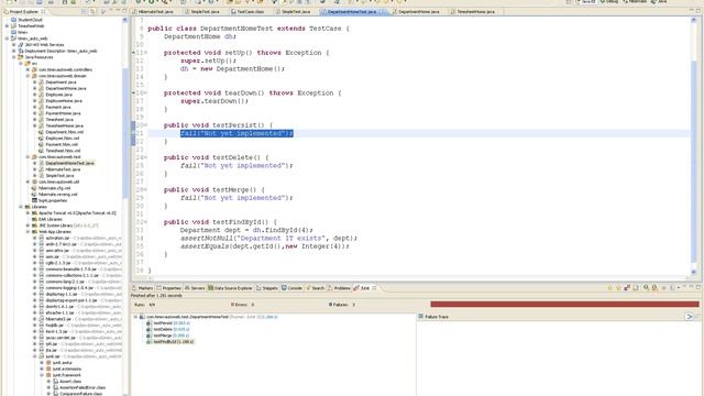 CSIS-4310 Distributed Data Processing - Week 7 JUnit Tests on Entity Managers смотреть онлайн