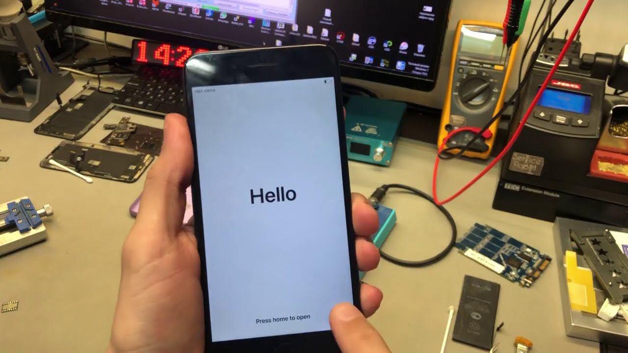 Увеличение памяти iPhone 7 Plus 32/128Гиг. После неудачного ремонта в другом СЦ. Отчет подписчику смотреть онлайн
