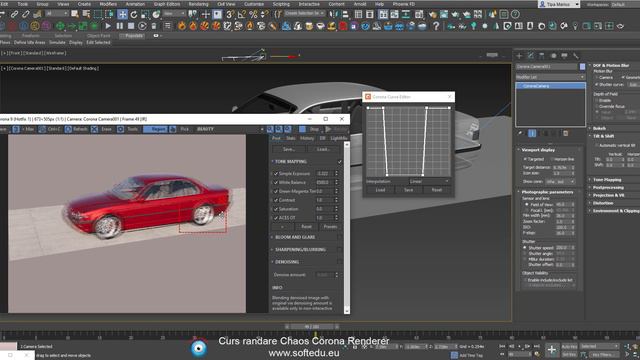 Chaos Corona Renderer, Shutter Speed for Motion Blur смотреть онлайн