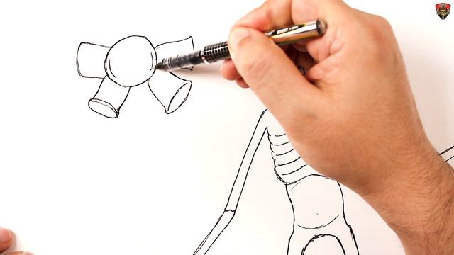 How to draw Great Mother Megaphone attacking Multi Siren Head смотреть онлайн