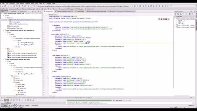 Execute Selenium tests on Android devices in parrallel mode смотреть онлайн