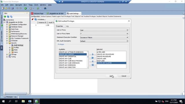10. Auditing - NOAUDIT and Audit DBA users - Part10 - LAB смотреть онлайн