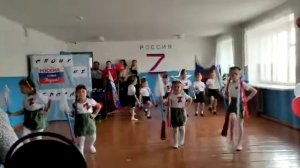 Танец «Вперёд, Россия» от воспитанников Аландского детского сада