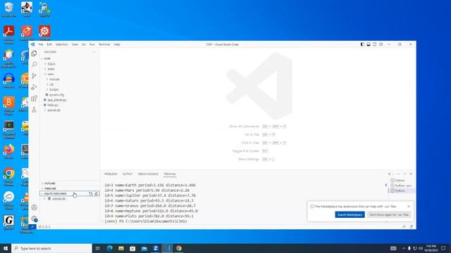 Adding a VS-Code Extension to view SQLite Database (generated by SQLAlchemy) смотреть онлайн