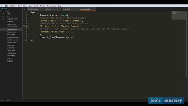 Responsive Wordpress Theme Tutorial - Part 22 : Wordpress Comments смотреть онлайн