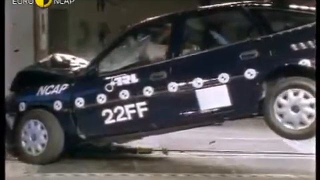 Краш тест Opel Vectra B Sedan 1997 (E-NCAP) смотреть онлайн